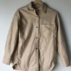 エイチアンドエム フェイクレザージャケット レディース XS ベージュ 2741202510140023