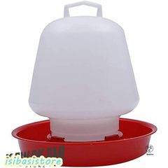 【自動給水】ニワトリや家禽用 自動給水器。耐久性のあるプラスチック製で、鳥や鴨、ガチョウなどに最適。2個セットでお得に。大?中（約8kg