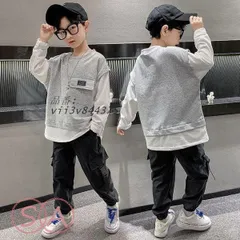 ジャージ キッズ 男子 子供ジャージ 上下セット 子供服 おしゃれ セットアップ 長袖 韓国子ども服 可愛い ジュニア ロングパンツ 男の子 長ズボン 秋服  vii3v844375