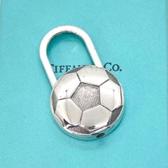 希少★ Tiffany & Co. ティファニー キーリング サッカーボール 2002 シルバー 925 箱付き サッカー  限定
