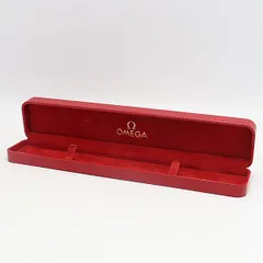 オメガ空箱外箱/ギャラ付 腕時計用 ベージュリボン レッド レディース腕時計用 オメガ空箱外箱/ギャラ付 腕時計用 ベージュリボン レッド