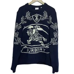 BURBERRY / バーバリー OLD ケーブルウール 長袖ニットセーター バーバリーブルーレーベル 長袖 ケーブル タートルネック