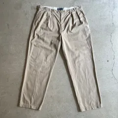90年代 Polo by Ralph Lauren オールドラルフローレン 2タック ワイド チノパンツ ポロチノ ANDREW PANT メンズW40 