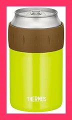 【スタッフおすすめ！】サーモス 保冷缶ホルダー ステンレス鋼 350ml缶用 ライムグリーン JCB-352 LMG