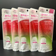 SKIN AQUA トーンアップUVエッセンスh ローズ　５本セット