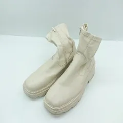 ■ ⊇ R&E rosessence 厚底 ショートブーツ ショートブーツ サイズM ベージュ レディース E  【1410290056677】