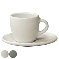 KINTO キントー TOPO カップ&ソーサー 80ml （ トポ 磁器製 食洗機対応 電子レンジ対応 コーヒーカップ ティーカップ ソーサー コーヒー 珈琲 紅茶 取っ手 無地 シンプル ソーサー付き おしゃれ 日本製 ）