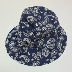 新品 ベイズリー リバーシブル ビンテージバケットハット