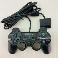 【動作確認済み】【傷や汚れあり】 PS2 コントローラ DUALSHOCK2 ブラック Playstation2 プレイステーション2 プレステ2 デュアルショック 2AC3