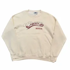 Lee リー Cheers BOSTON LOGO USA製 90s ヴィンテージ スウェットシャツ トレーナー サイズ2XL クリーム メンズ ビッグシルエット