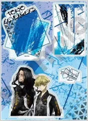 【中古】アクリルスタンド・アクリルパネル 場地＆千冬 グランジアート アクリルジオラマ 「東京リベンジャーズ」