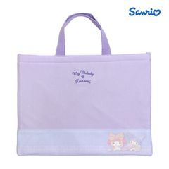 レッスンバッグ マイメロ クロミ キッズ 女の子 入学準備 スウェット生地 手提げ お稽古バッグ 習い事  lmk2380