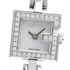 『◆WH-4354◆』GUCCI(グッチ)☆ベゼルサイドダイヤ レクタンブレス ◇WH-4354◇』GUCCI(グッチ)☆ベゼルサイドダイヤ レクタンブレス