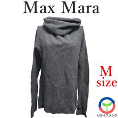 【Max Mara】 グレー ニット タートル 長袖 M サイズ