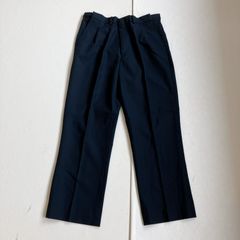 ユニテック UNITEC スラックス パンツ スーツ アジャスター 調節 無地 シンプル ビジネス カジュアル 濃紺 ネイビー