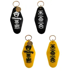 【USA】モンキー サル  USA モーテル キーホルダー レトロ モーテル 雑貨 アメリカ 西海岸 かっこいい おしゃれ 雑貨 アメリカン雑貨 おしゃれ アメリカン バイカー ハーレー : USMO-029