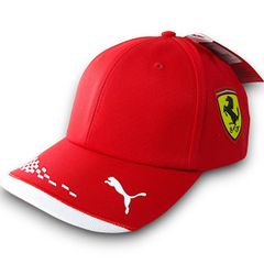 新品 PUMA×Scuderia Ferrari プーマ フェラーリ レプリカ チーム キャップ 帽子 頭回り(57-60cm)  レッド 022611