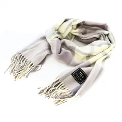 ジルバイジルスチュアート JILL by JILLSTUART チェックストール マフラー 大判 紫 パープル グレー 125-7298004 /TK