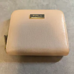 FURLA フルラ ピンク サフィアーノレザー 2つ折り財布