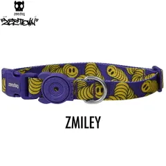 zee.dog ジードッグ COLLARS/首輪 ZMILEY(ズマイリー) サイズM (中型犬用) 999470　 Zee.Townコレクション 