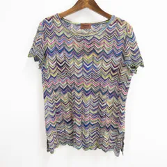 Missoni ミッソーニ 半袖ニット MISSONI ミッソーニ 幾何学柄ヘンリーネック半袖ニット – BETTER