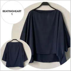 A0105【美品♪】BEATINGHEARTシアードルマンスリーブブラウス M 長袖　ブラウス B087のサムネイル