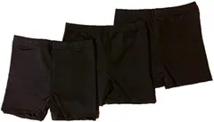 Puchihapi(プチハピ) 重ね履き スパッツ オールシーズン キッズ ブラック 3枚組(ブラック３枚組,  120)