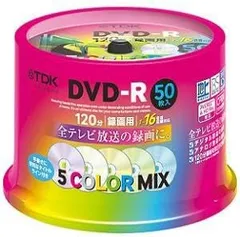 2023年最新】TDK 録画用DVD-R デジタル放送録画対応(CPRM) 1回録画用 1