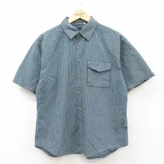 M/古着 ギャップ GAP 半袖 シャツ メンズ 00s 緑他 グリーン チェック 25sep01 中古 トップス