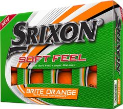 Srixon ソフトフィール ブライトゴルフボール（オレンジ）