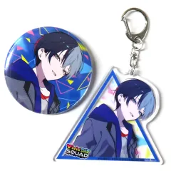 【中古】グッズセット 青柳冬弥 56mm缶バッジ+アクリルキーホルダー 「CD プロジェクトセカイ カラフルステージ! feat. 初音ミク Vivid BAD SQUAD SEKAI ALBUM vol.2 グッズ付き初回生産限定盤」 アニメイト購入特典