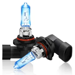 【即納】RCP HIR2 9012 ハロゲンバルブ 55W 5000k~6000k 車用ヘッドライト 純正交換 汎用品 キセノンホワイト 12v車対応 2個入り