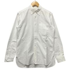 UNITED ARROWS ユナイテッドアローズ BD ボタンダウン 長袖シャツ コットン ホワイト サイズ M 正規品 / 51278
