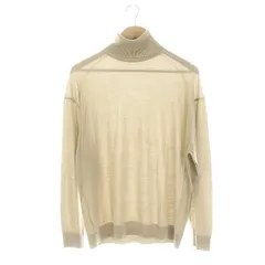 グラフペーパー Graphpaper High Gauge High Neck Knitハイゲージハイネックニット セーター 長袖 タートルネック ウール 1 ベージュ /NR ■OSのサムネイル