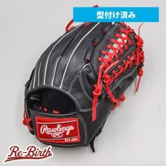 【新品】 ローリングス 少年軟式グローブ / オールラウンド用 型付け済み (レッド / colored by Re-Birth) [NE938]