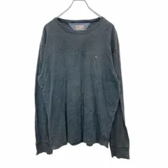 TOMMY HILFIGER 刺繍スウェット トレーナー XXLサイズ トミーヒルフィガー ビッグサイズ グレー 古着卸 アメリカ仕入 t2406-3138
