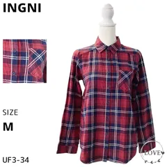 ★美品★ INGNI トップス シャツ・ブラウス 長袖 レギュラーカラー  u1のサムネイル