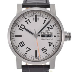 値下 フォルティス FORTIS 623.22.158.1 スペースマティック デイデイト リミテッドエディション 自動巻き メンズ 良品 D#139226