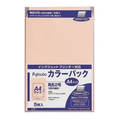 マルアイ 藤壺カラーパック 角2 ピンク PK-21Pのサムネイル