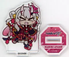 【中古】アクリルスタンド・アクリルパネル [単品] 百鬼あやめ ミニアクリルスタンド 「バーチャルYouTuber ホロライブ hololiveCITY ATTRACTIONS」
