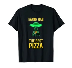 ファニー UFOピザスペース 宇宙人 地球外生物 Tシャツ