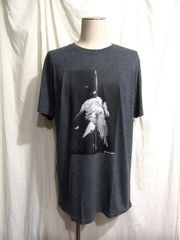 #02CG 新品未使用インポートJohn HeartfieldオフィシャルTシャツ ジョン・ハートフィールド アートTシャツ チャコールグレー ダークグレー ダダイズム フォトコラージュ