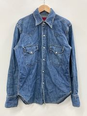 ■LEVI'S リーバイス デニム ウエスタンシャツ RED TAB レッドタブ 長袖 S LEVIS 古着 中古