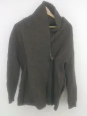 ◇ studio CLIP スタディオクリップ 長袖 ニット カーディガン ジャケット サイズM ブラウン系 レディース E  【1304170000839】