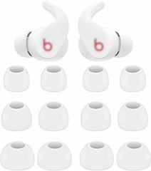 A-Pcas イヤーピース Beats Fit Proイヤホン用イヤーチップ シリコン製 S/M/L3サイズ 6ペア ホワイト（713）