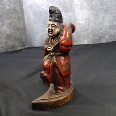 ♢明治時代 常滑焼 瑞陶園製 相撲 行司 置物 アンティーク 骨董品