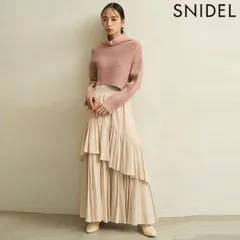 【SNIDEL】 コットンティアードスカート(size1 ピンク) ⭐︎タグ付き AMBIDEX Store 〇80ボイル ピンタック ティアードスカート(F