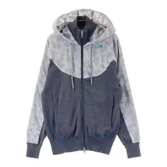 サイズ：M ADIDAS GOLF アディダスゴルフ A04043 ニット切替 ジップジャケット カモフラ柄 グレー系 [240101480221] ゴルフウェア レディース ストスト