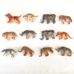 【Mini Ice Age Animal】 ミニ　氷河期 アニマル 　フィギュア 　12個セット