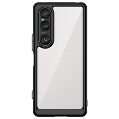 Xperia 1 VI ケース SO-51E 耐衝撃 ハイブリット ケース 【Color】ブラック